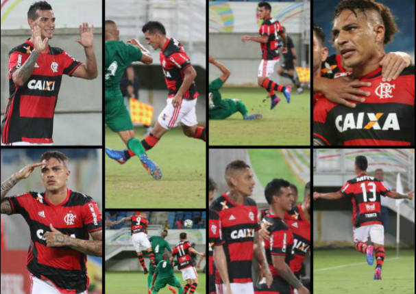 Revive el primer gol de la dupla Guerrero - Trauco en el Flamengo - VIDEO