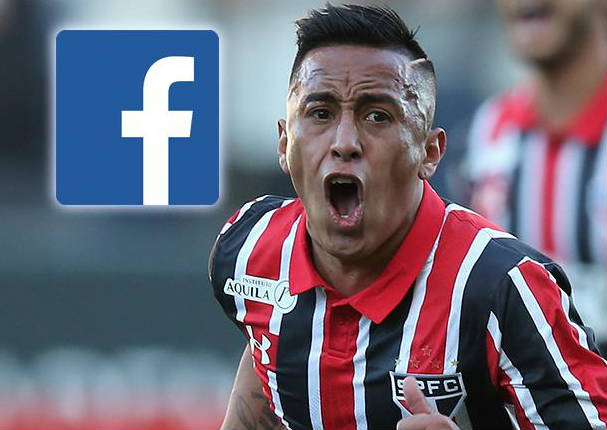 Christian Cueva es la atracción en el Facebook de Sao Paulo