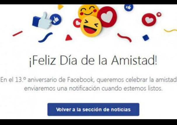 Facebook:  Así puedes crear tu propio video por el 'Día Internacional de la Amistad'