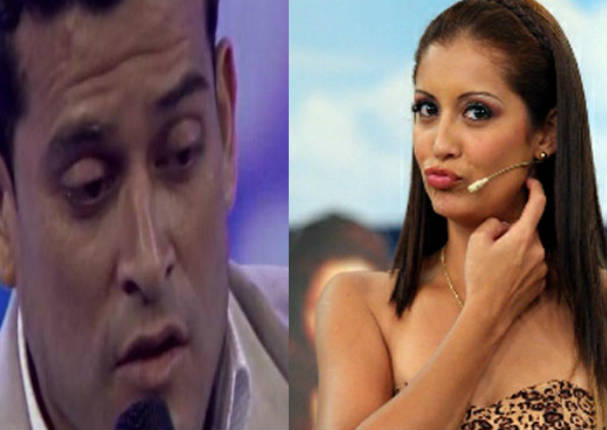 Esta fue la cara de Karla Tarazona cuando vio llorar a Christian Domínguez - VIDEO