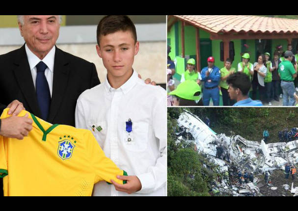 Regalan una casa a joven que ayudó en rescate del Chapecoense - VIDEO