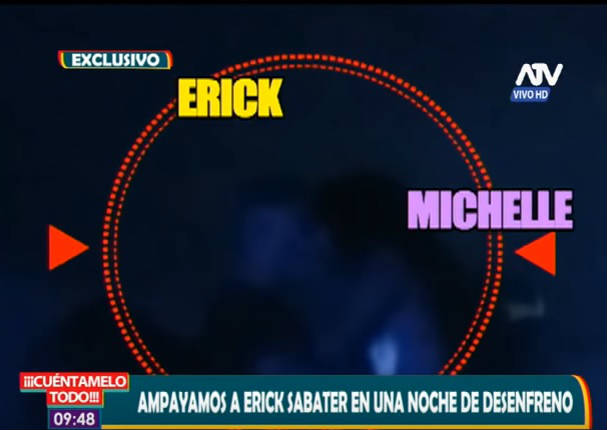 Erick Sabater fue ampayado besando a Michelle en discoteca - VIDEO