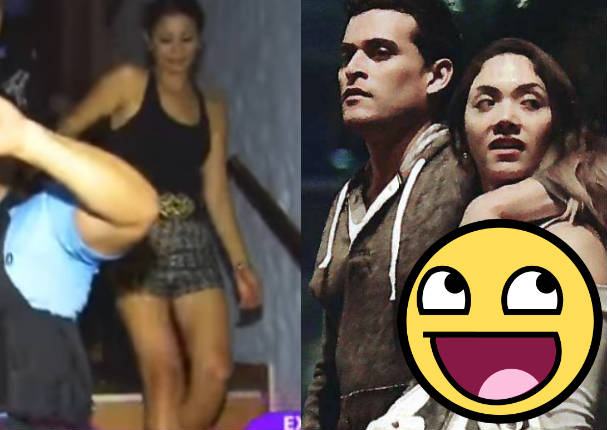 Mientras Karla se va de juerga Christian Domínguez y bailarina hacen esto en plena calle - FOTOS