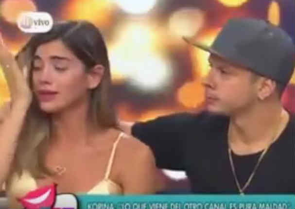 ¡No aguantó más! Korina se quiebra en vivo al hablar de su matrimonio