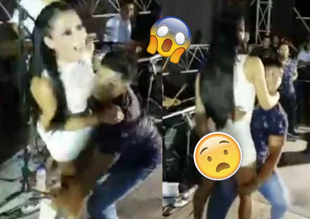 ¡Se le vio todo! Karla Tarazona 'mató el gusano' y pasó lo peor - VIDEO