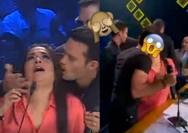 ¡Se volvió loca! ¿Karia Palma besó en la boca a integrante de Magneto y Mercurio?