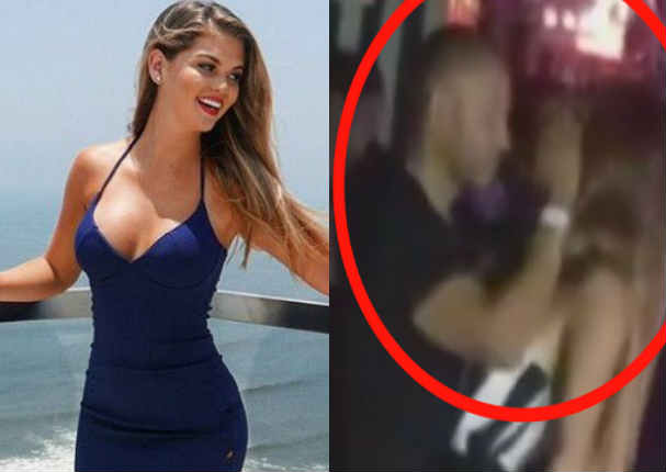 ¡Rapidito no más! Brunella Horna es 'ampayada' besando a este 'madurito' casado