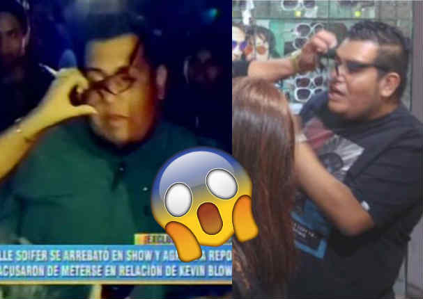 ¡Su peor pesadilla! ¿Otra vez le rompieron los lentes a periodista?  - VIDEO