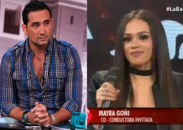 ¡Qué roche! Mayra Goñi chotea feo a Víctor Hugo