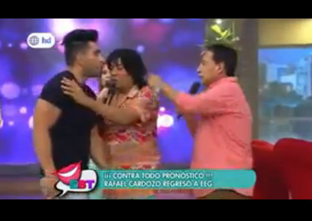 ¡Se descontroló! Rafael Cardozo casi golpea a Ricardo Rondón en pleno programa en vivo