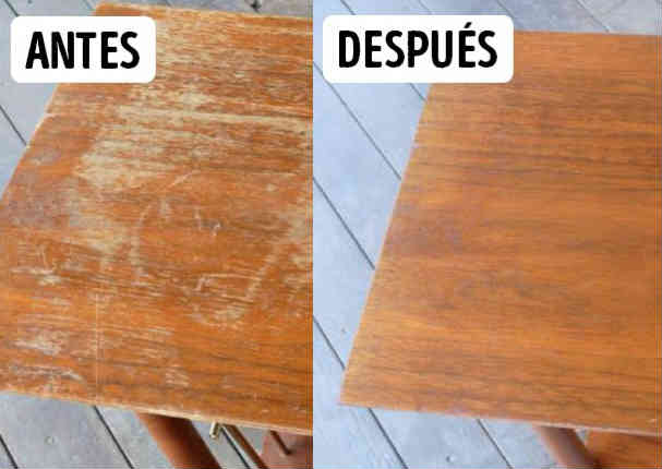 ¡Increíble! Restaura la apariencia de tu mesa tú misma