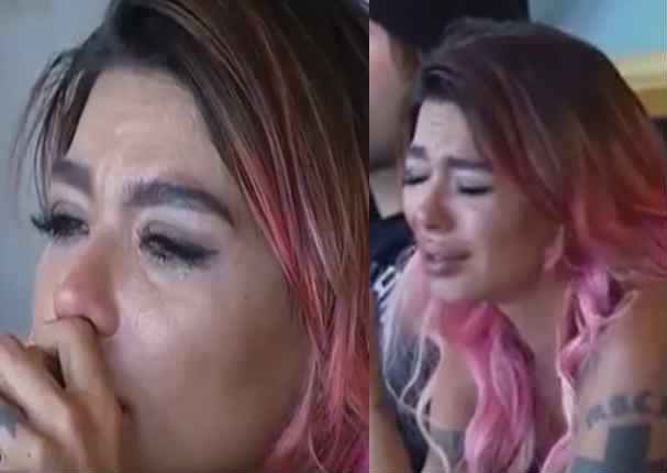 Angie Jibaja lloró al ver videos íntimos de su novio con Ámbar Montenegro - VIDEO