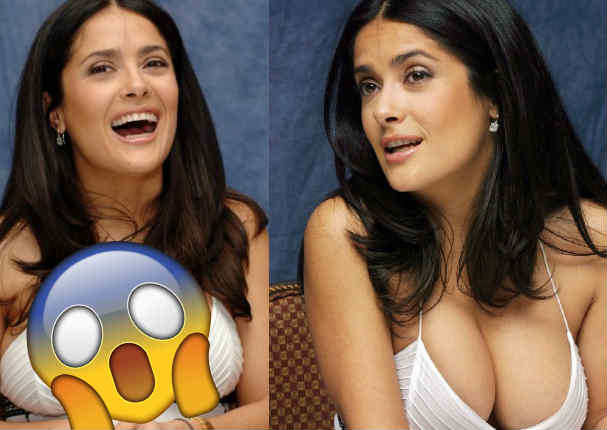 ¡Ay dios mío! Salma Hayek se luce en topless