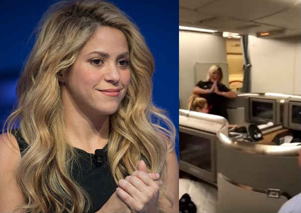 Shakira: Azafata le bailo 'Waka Waka' y ella reaccionó así - VIDEO