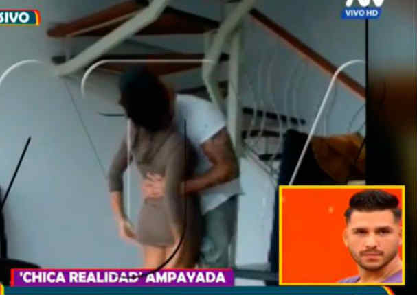 Shirley Arica besó a nuevo 'galán' y su esposo reaccionó así - VIDEO
