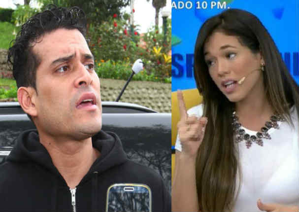 Jazmín Pinedo destruyó a Christian Domínguez al cantarle todas sus verdades