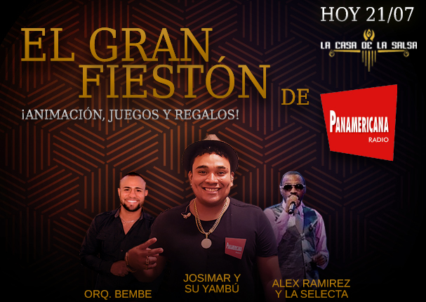 ¡Es viernes y Radio Panamericana lo sabe! Te invitamos a 'El Gran Fiestón'