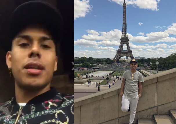 César Vega conoció el interior de la Torre Eiffel y así lo celebró - VIDEO