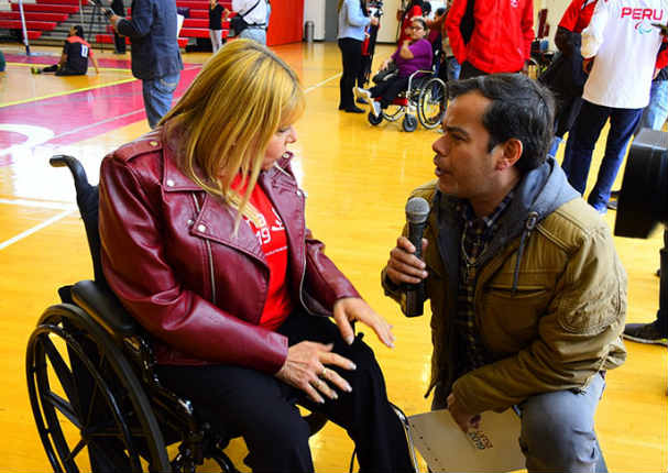 Parapanamericanos: Gina Parker fue presentada como Embajadora Amiga Parapanamericanos: Gina Parker fue presentada como Embajadora Amiga