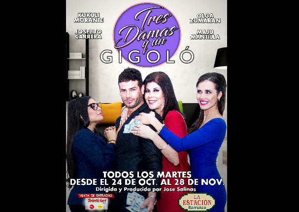 Joselito Carrera actuará en 'Tres damas y un gigoló'