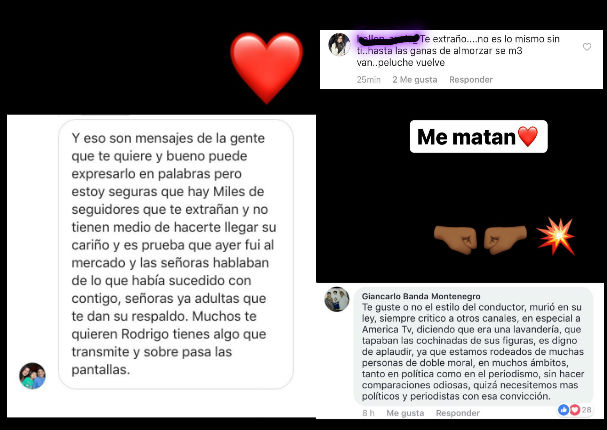 Usuarios envían mensaje a Rodrigo González por suspensión (FOTOS)