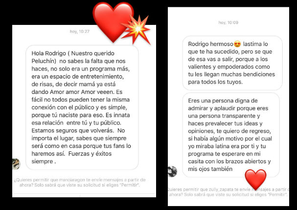 Usuarios envían mensaje a Rodrigo González por suspensión (FOTOS)