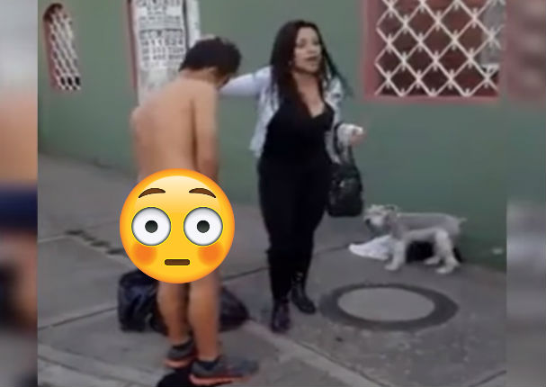 Viral: Colombiana desnuda a ladrón que intentó robarle (VIDEO)