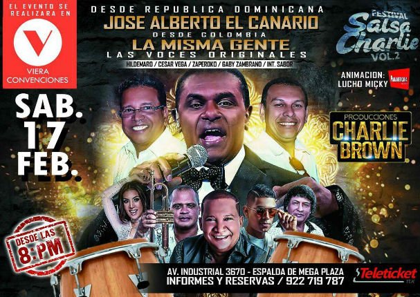 'Festival Salsa Charlie': Prepárate para ver a los mejores salseros nacionales e internacionales