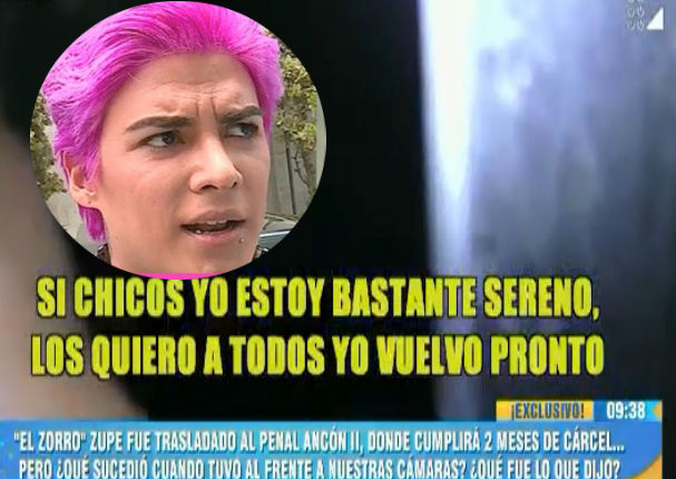 'Zorro' Zupe: Así fue el traslado al penal Ancón II (VIDEO)