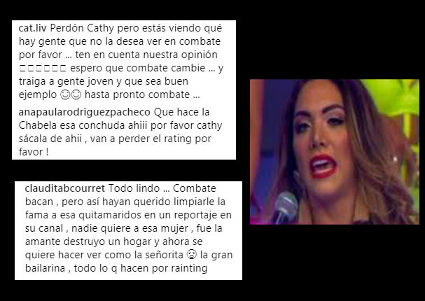 Isabel Acevedo: Exigen salida de Combate y demuestran todo su odio en redes sociales