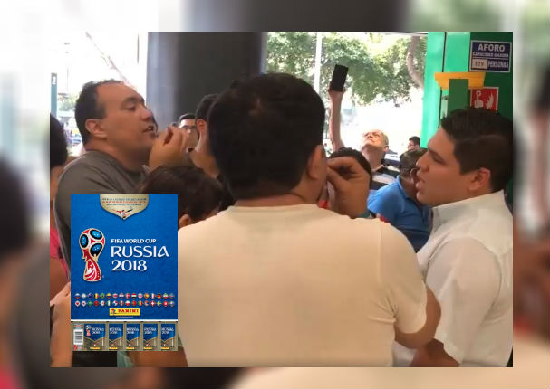 Facebook Viral: Turba de clientes arma escándalo por Álbum Panini (VIDEO)