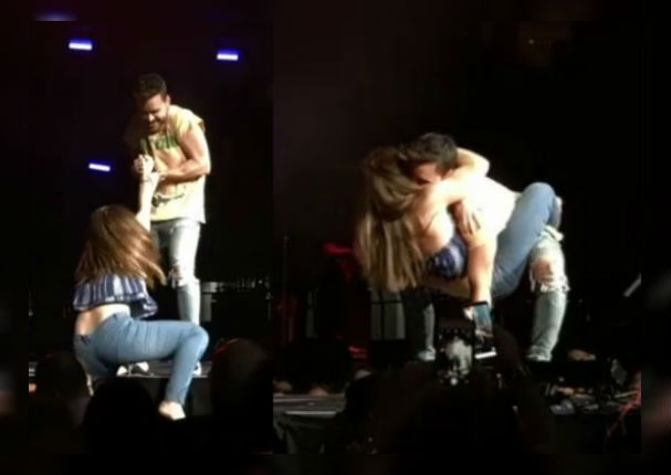 Prince Royce: Fan hace de las suyas durante concierto (VIDEO)