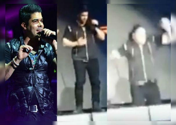 Jerry Rivera sufre terrible accidente en pleno concierto (VIDEO)