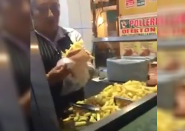 Viral: Pide 'yapa' y le dio tremenda porción (VIDEO)