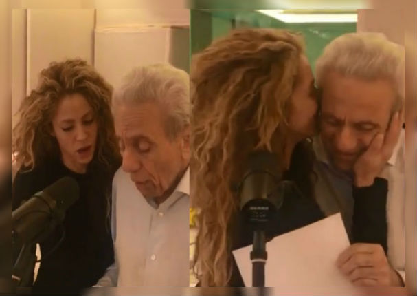 Shakira interpreta tema junto a su padre y conmueve a todos (VIDEO)