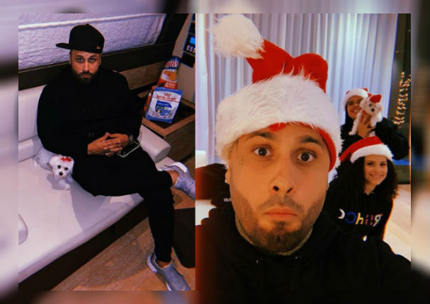 Nicky Jam muestra todo su espíritu navideño junto a sus hijas (FOTO)