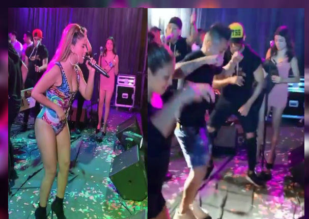 Yahaira Plasencia y Christian Cueva mueven el 'totó' en show navideño (VIDEO)