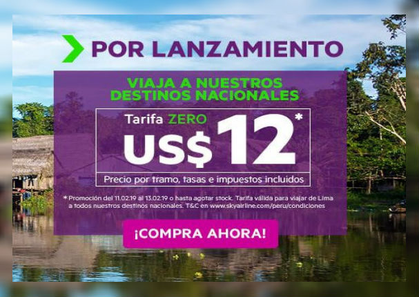 Nueva aerolínea lanza pasajes a estos destinos por tan solo US$18
