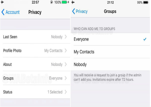 WhatsApp ya te permite rechazar invitación de un grupo