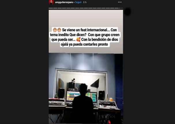Amy Gutiérrez deja en suspenso el estreno de su próxima canción
