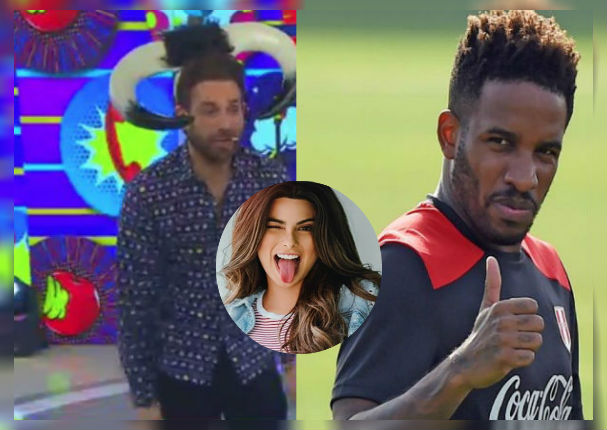 Peluchín se burla de Jefferson Farfán y aparece con cuernos en su programa