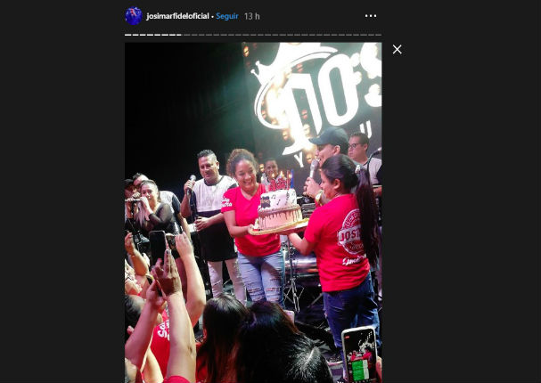 Josimar viene celebrando su cumpleaños de esta manera