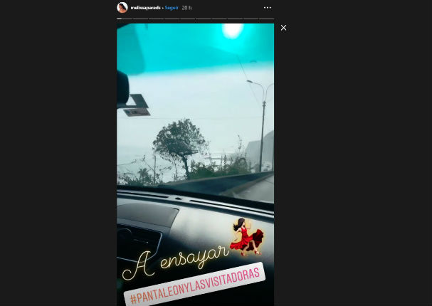 Melissa Paredes reaparece en las redes tras sufrir fuerte accidente en el rostro