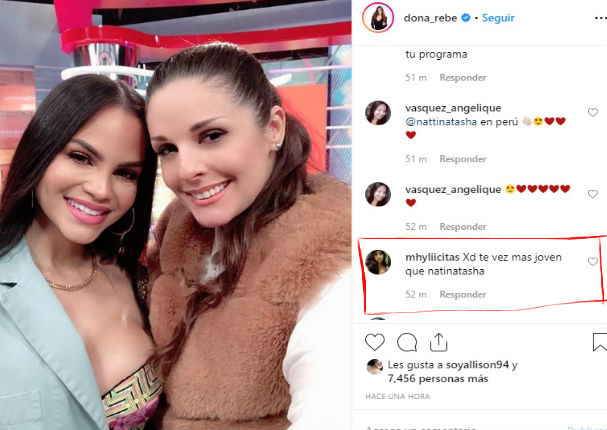 Usuarios afirman que Rebeca Escribens está más joven que Natti Natasha