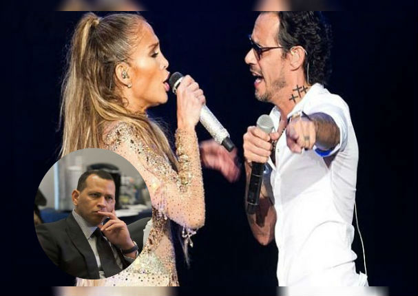 Marc Anthony y Jennifer López interpretan emotivo tema delante de Alex Rodríguez