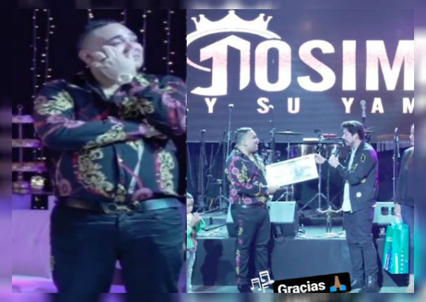 Josimar derrama lágrimas al recibir este famoso reconocimiento (VIDEO)