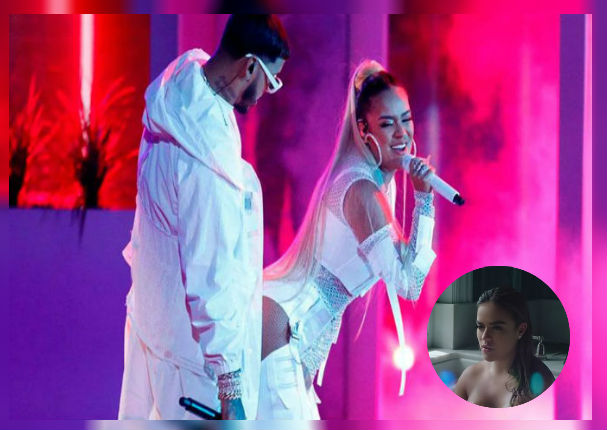 Karol G y Anuel se graban en momento íntimo y lo divulgan en las redes (Videos)