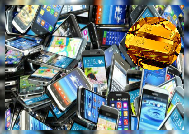 Esta cantidad de oro puedes sacar si reciclas tus celulares