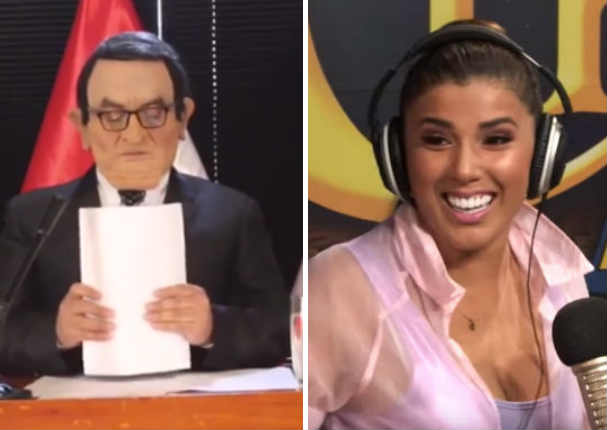 Yahaira Plasencia y su reacción al escuchar su canción en “El Wasap de JB”