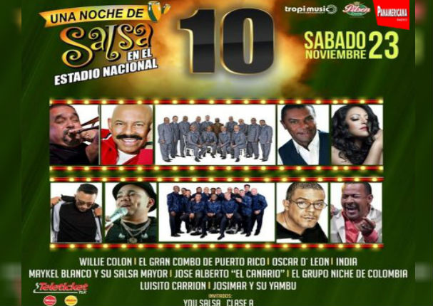 Radio Panamericana te regala entradas para 'Una noche de salsa'